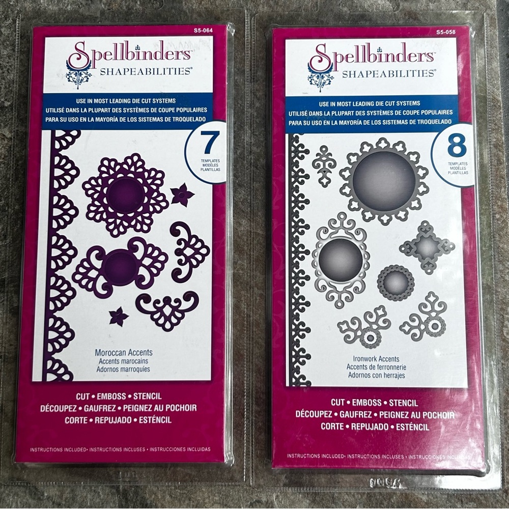 Spellbinders Shapeabilities Template Dies